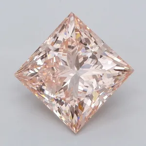 2.55ct PRINCESS Fancy Intense Pink VS1 Coloured Lab diamond