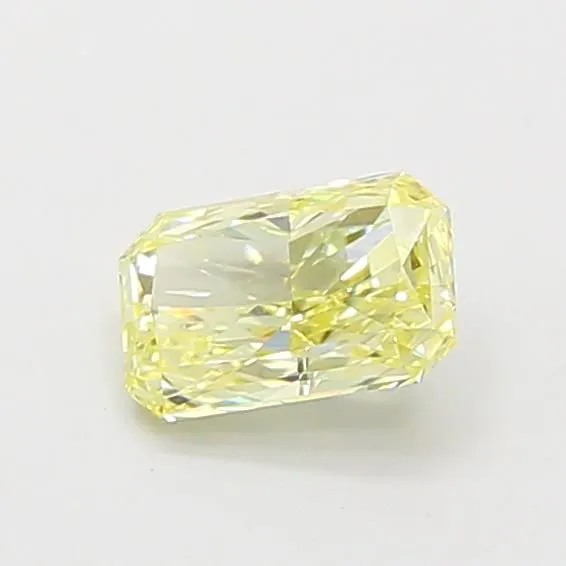 0.60ct RADIANT Fancy Yellow VVS2 Coloured Lab diamond
