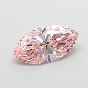 1.01ct MARQUISE Fancy Intense Pink VVS2 Coloured Lab diamond