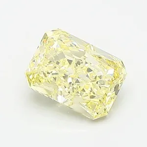 1.07ct RADIANT Fancy Yellow VS2 Coloured Lab diamond