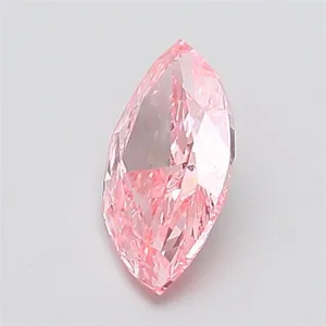 1.59ct MARQUISE Fancy Vivid Pink VVS1 Coloured Lab diamond