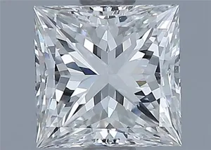 0.9ct PRINCESS H VVS2 Natural diamond
