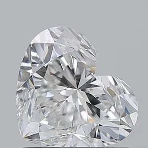 1.01ct HEART F VVS2 Natural diamond