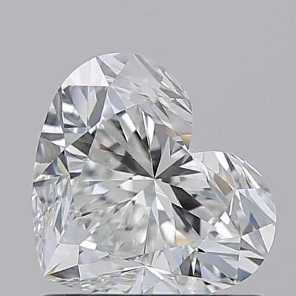 1.01ct HEART F VVS2 Natural diamond