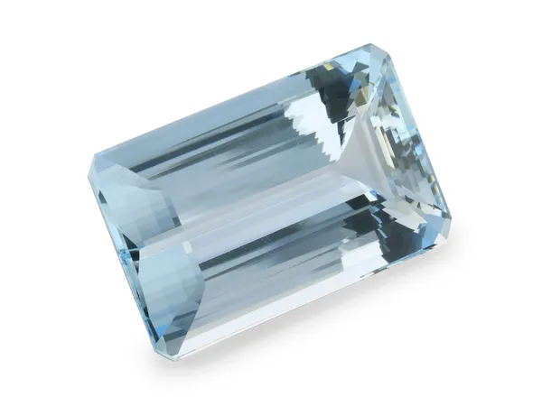 23.55ct Blue Aquamarine, Emerald Cut gemstone