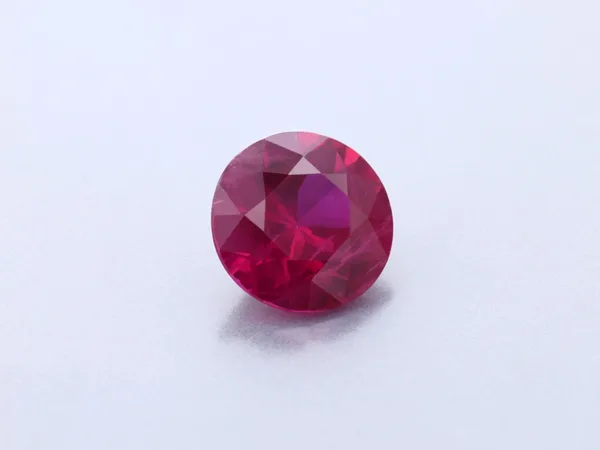 0.52ct Red Ruby, Round cut gemstone