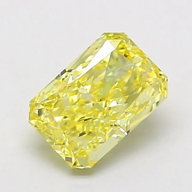 1.16ct RADIANT Fancy Intense Yellow VS1 Coloured Lab diamond