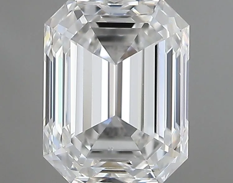 0.70ct EMERALD F VS2 Natural diamond
