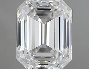 0.7ct EMERALD F VS2 Natural diamond