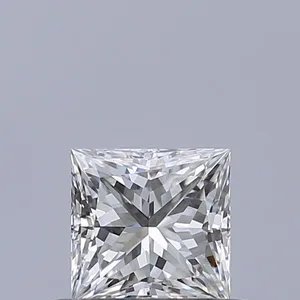 0.41ct PRINCESS E VVS2 Natural diamond