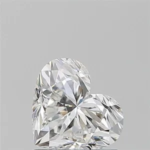 1.01ct HEART F VVS1 Natural diamond