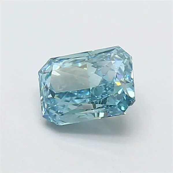 1.14ct RADIANT Fancy Vivid Blue VS1 Coloured Lab diamond