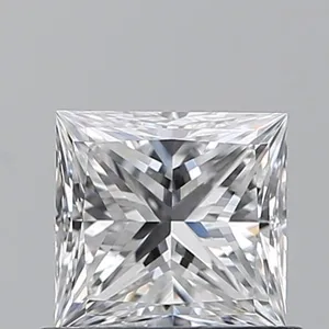 0.7ct PRINCESS D VS2 Natural diamond