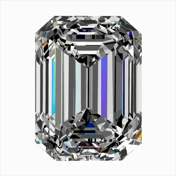 0.4ct EMERALD E VS2 Natural diamond