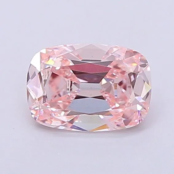 1.2ct CUSHION Fancy Intense Pink VS1 Coloured Lab diamond