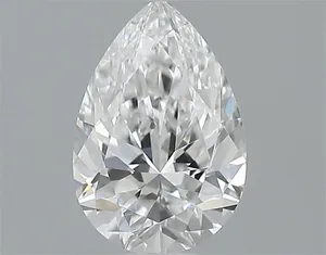 0.36ct PEAR D IF Natural diamond
