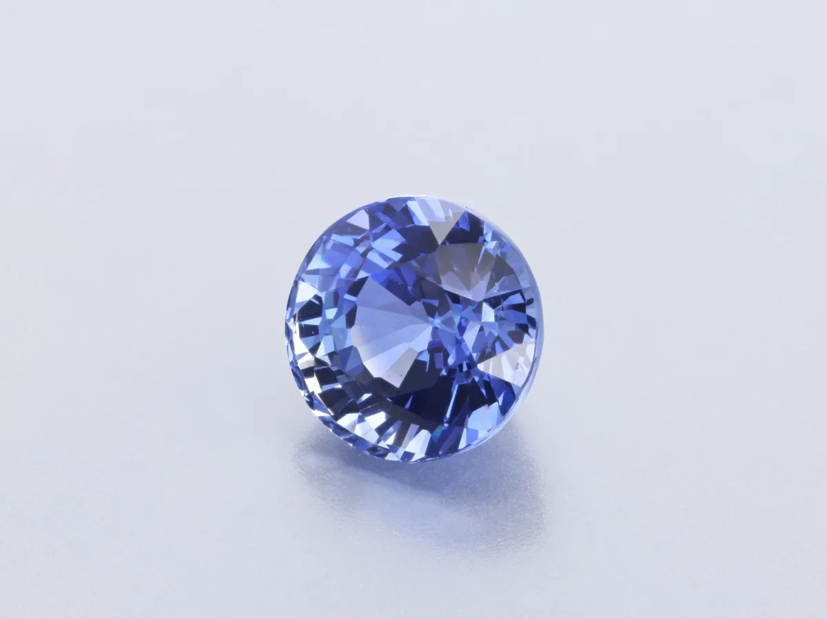 1.08ct Blue Sapphire, Round gemstone