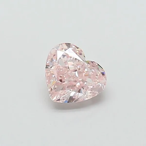 1ct HEART Fancy Pink VS2 Coloured Lab diamond
