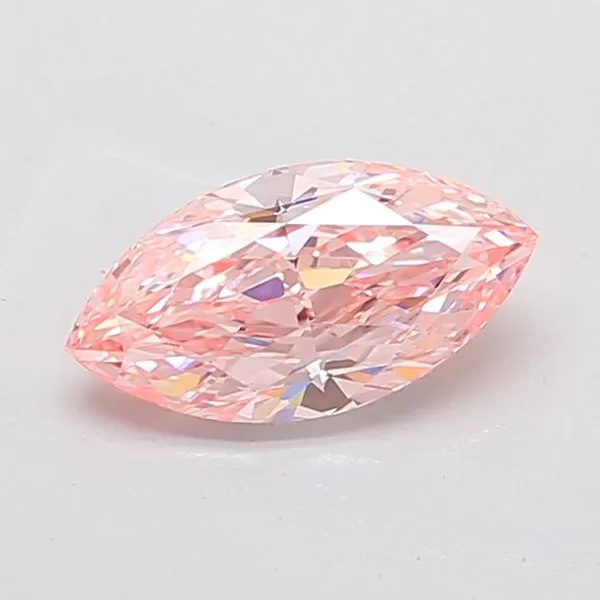 2.1ct MARQUISE Fancy Vivid Pink VVS2 Coloured Lab diamond