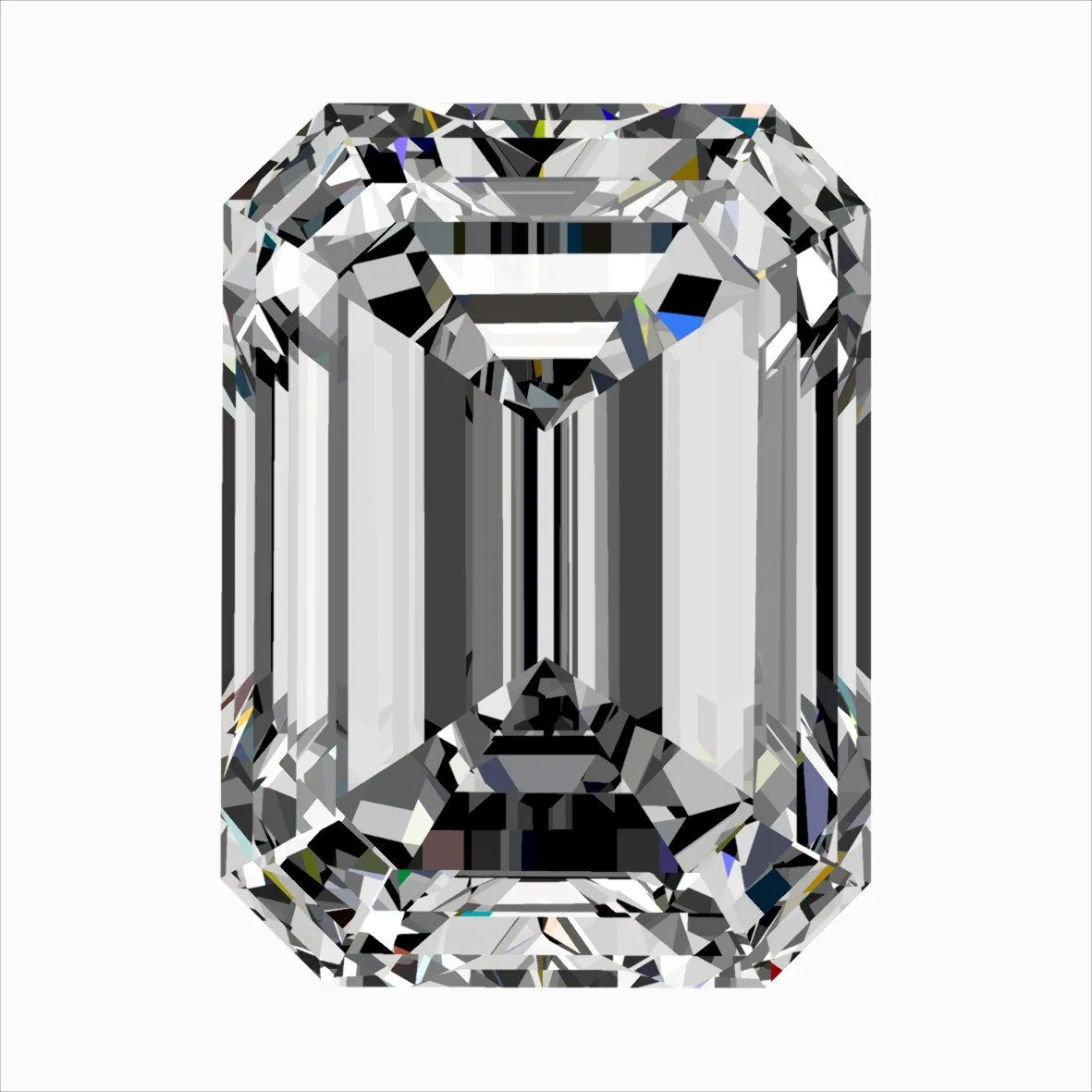 0.30ct EMERALD E VVS2 Natural diamond