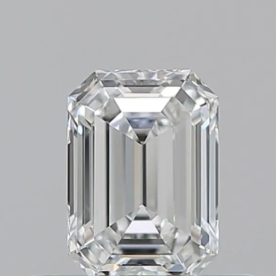 0.54ct EMERALD F VVS2 Natural diamond