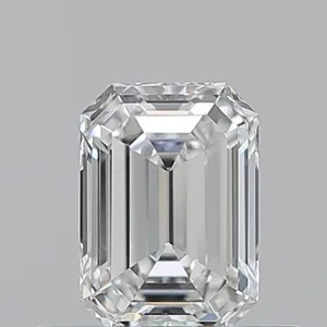 0.54ct EMERALD F VVS2 Natural diamond