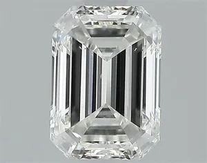 0.6ct EMERALD H VS2 Natural diamond