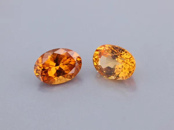 1.19ct Orange Garnet, Oval cut gemstone