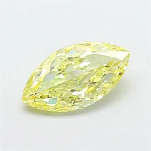 1.51ct MARQUISE Fancy Yellow VS2 Coloured Lab diamond
