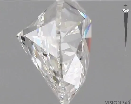 1.01ct HEART G SI2 Natural diamond
