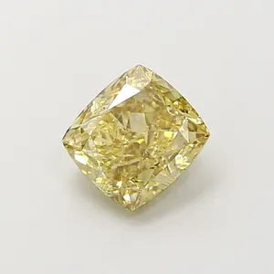1.01ct CUSHION Fancy Gray Yellow VS2 Coloured Lab diamond