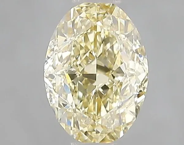 1.17ct OVAL Fancy Intense Yellow VVS2 Coloured Lab diamond