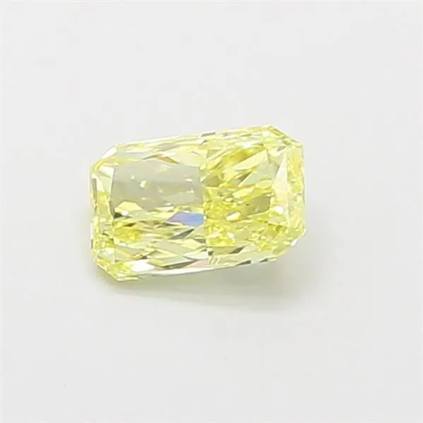 0.46ct RADIANT Fancy Intense Yellow VVS1 Coloured Lab diamond