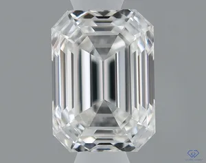 0.63ct EMERALD F VVS1 Natural diamond