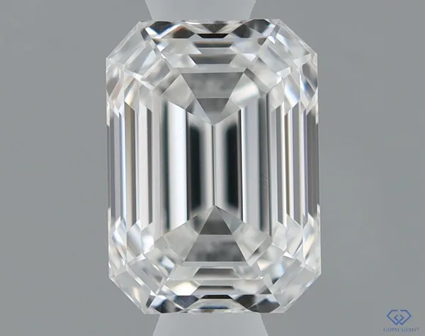 0.63ct EMERALD F VVS1 Natural diamond