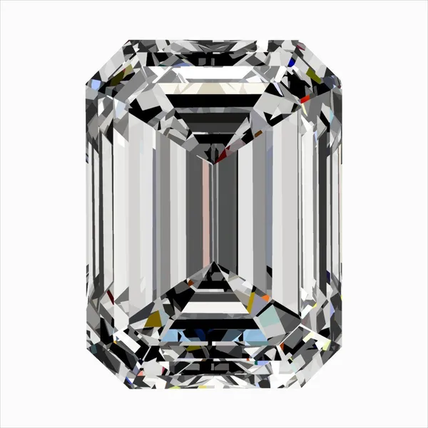 0.31ct EMERALD F VVS2 Natural diamond