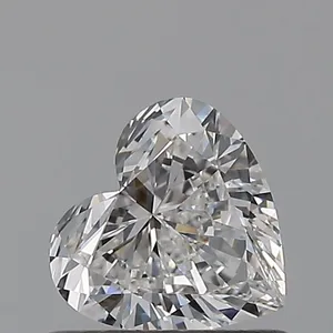 0.5ct HEART E VVS2 Natural diamond
