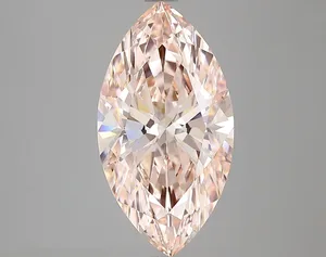 3ct MARQUISE Fancy Vivid Pink VS1 Coloured Lab diamond