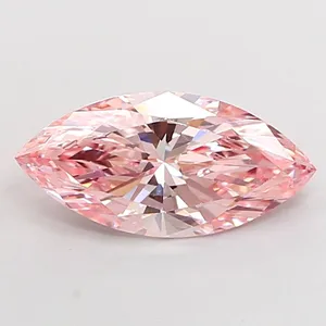 2.01ct MARQUISE Fancy Vivid Pink VVS2 Coloured Lab diamond