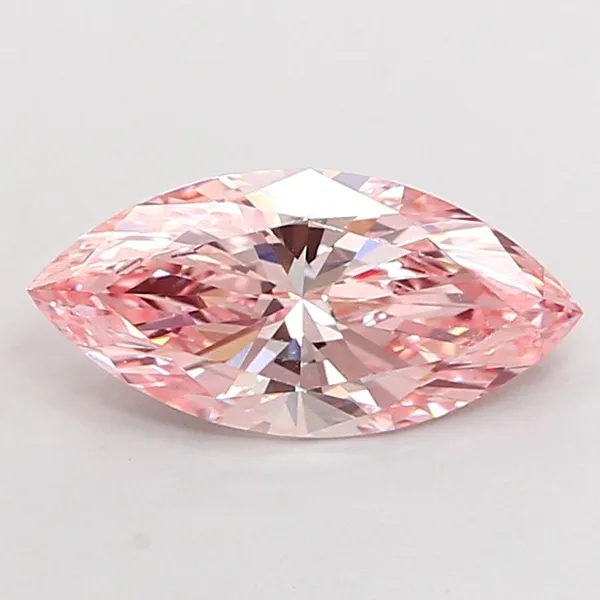 2.01ct MARQUISE Fancy Vivid Pink VVS2 Coloured Lab diamond