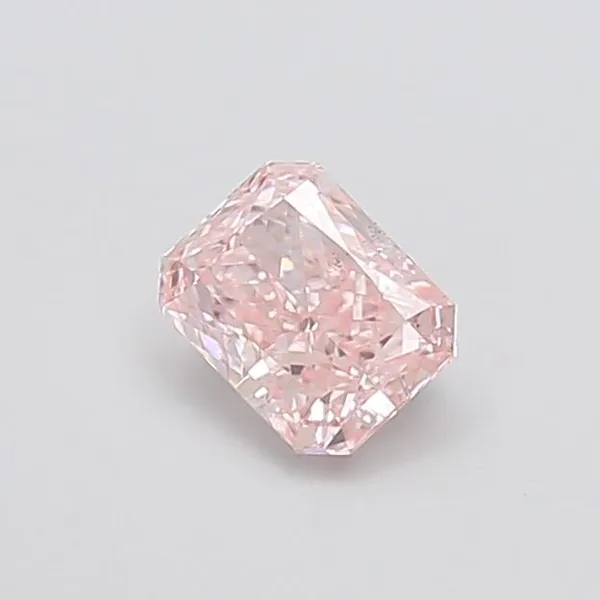 0.93ct RADIANT Fancy Intense Pink VS2 Coloured Lab diamond