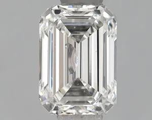0.73ct EMERALD F VS2 Lab diamond