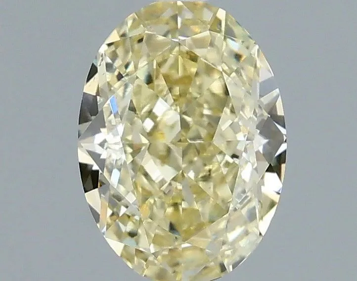 1.06ct OVAL Fancy Intense Yellow VVS2 Coloured Lab diamond