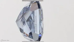 0.38ct RADIANT Fancy Vivid Blue VS1 Coloured Lab diamond