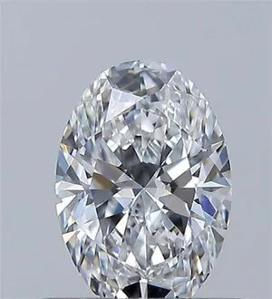 0.5ct OVAL D VVS1 Natural diamond
