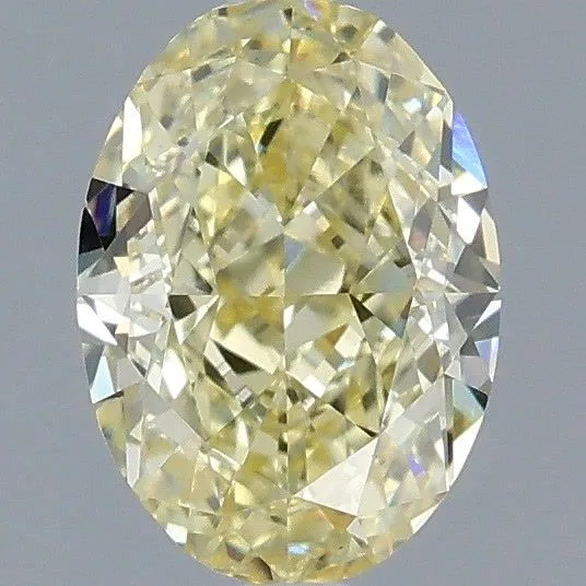 1.06ct OVAL Fancy Intense Yellow VS1 Coloured Lab diamond