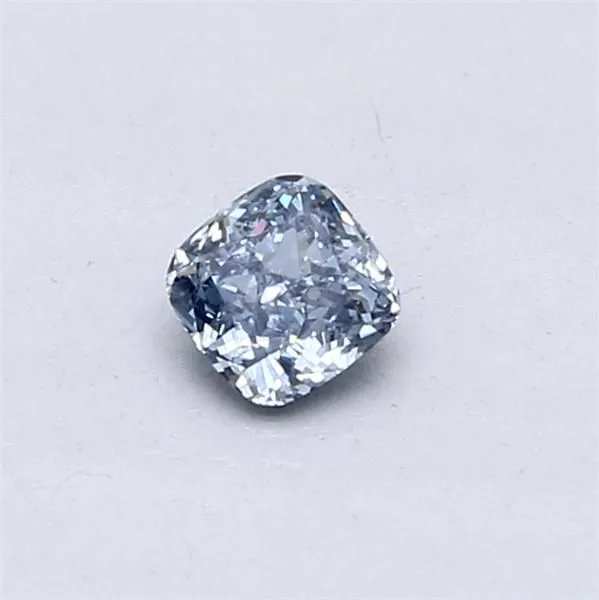 0.31ct CUSHION Fancy Vivid Blue VS1 Coloured Lab diamond