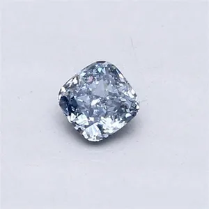 0.31ct CUSHION Fancy Vivid Blue VS1 Coloured Lab diamond