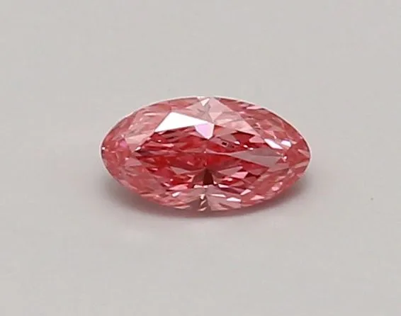 0.31ct OVAL Fancy Vivid Pink VVS1 Coloured Lab diamond