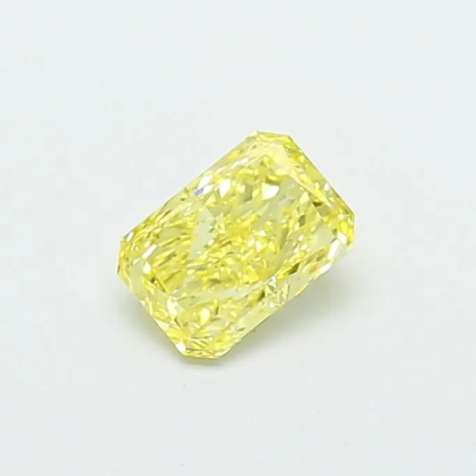 1.05ct RADIANT Fancy Vivid Yellow VS1 Coloured Lab diamond